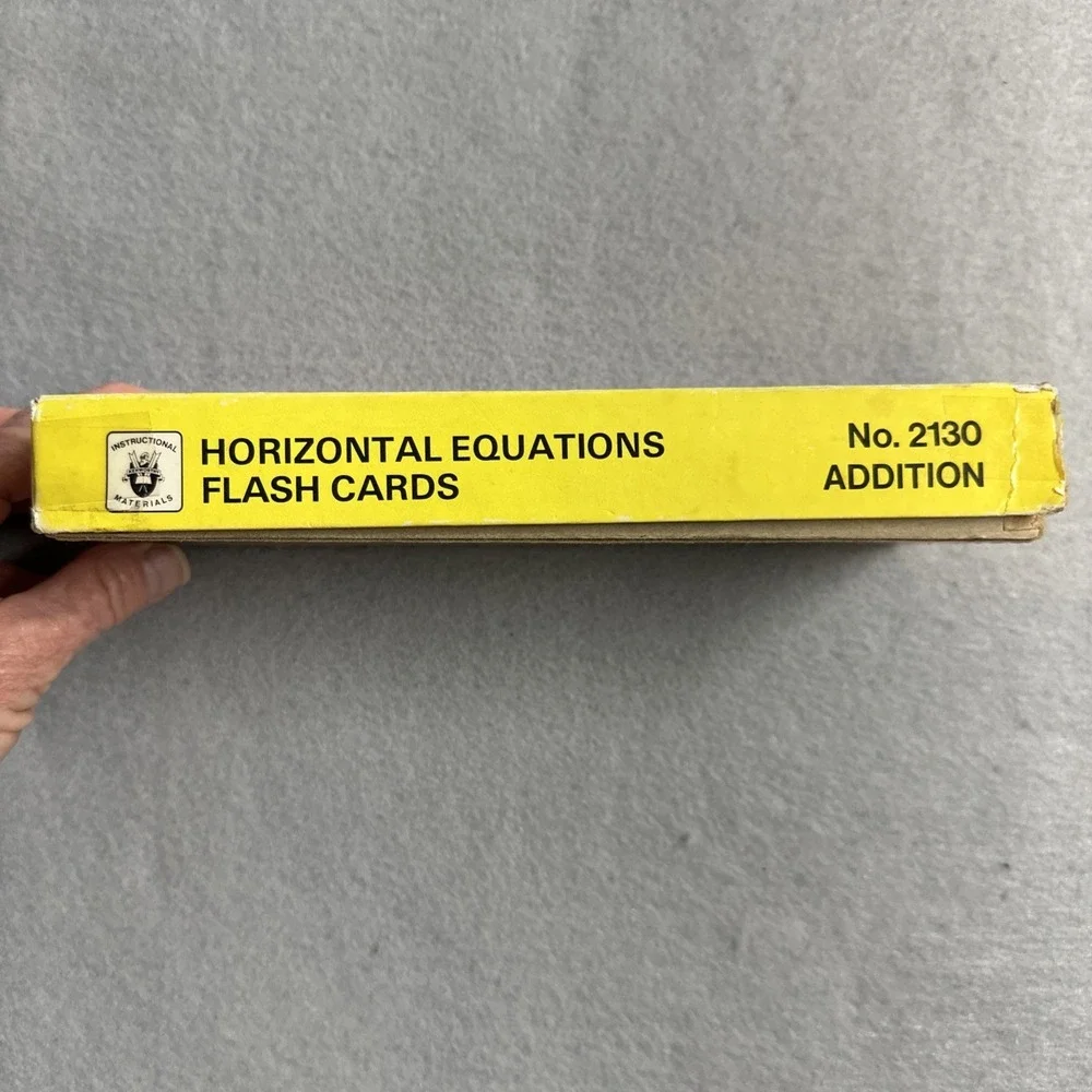 KENWORTHY Self-Teaching Multiplication  Flash Cards #2131 Vertical Equation VTG